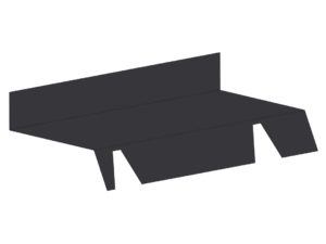 Faîtière crantée solin