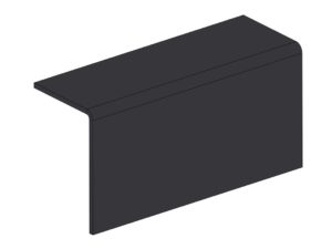 Talon de couvertine à clipser