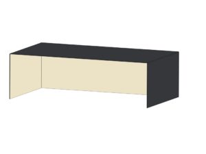 Talon de couvertine à coller